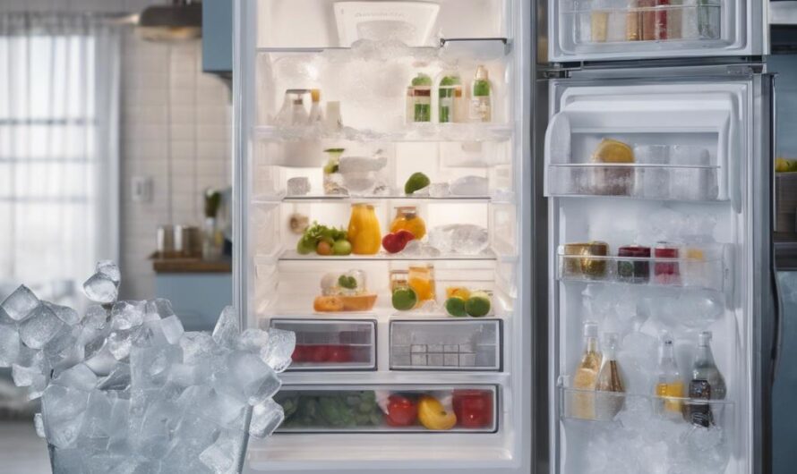 Dlaczego na tylnej ściance lodówki zbiera się lód?