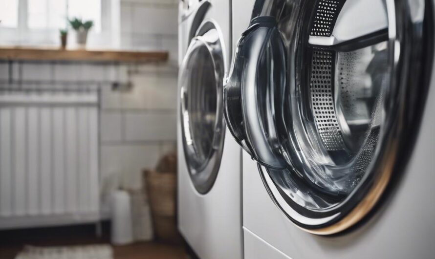 Czy pralka może stać na suszarce?