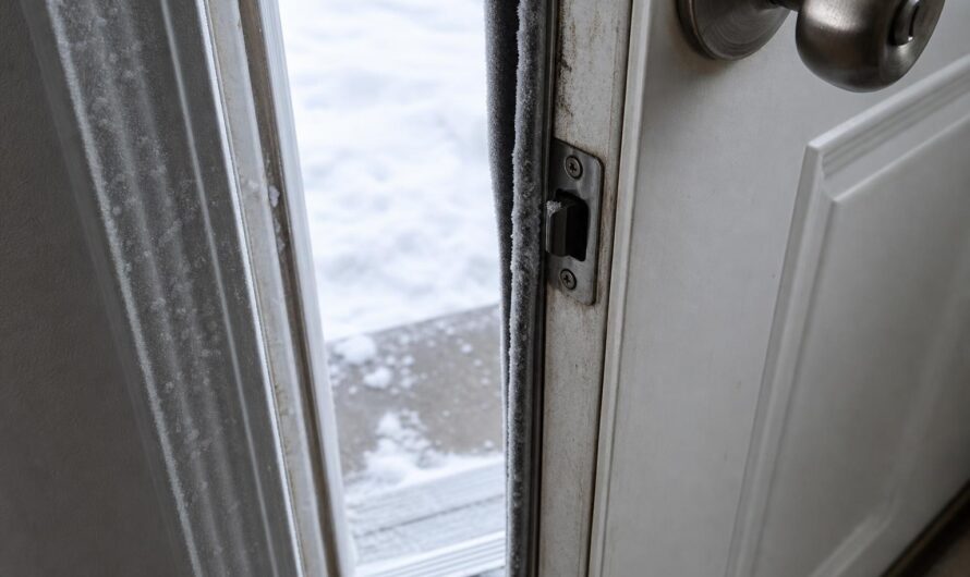 Dlaczego drzwi wejściowe nie domykają się podczas mrozu?